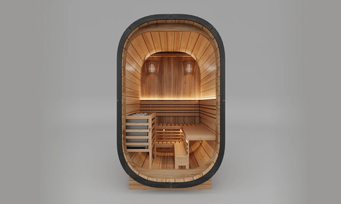 Solid Wood Traditional Steam Saunas Outdoor