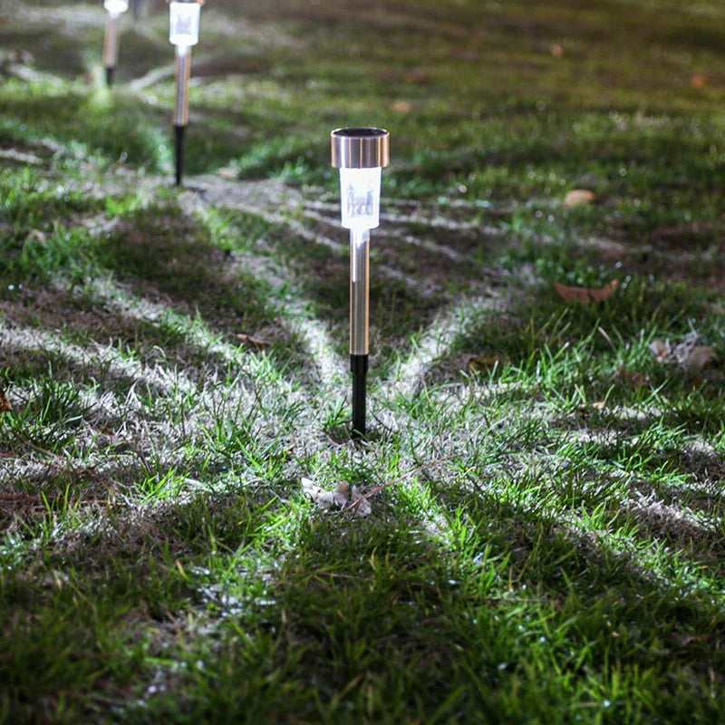 Solar Outdoor Lights Garden Lamp Solar Powered Waterproof Landscape Path Outdoor for Yard Backyard Lawn Patio Decorative