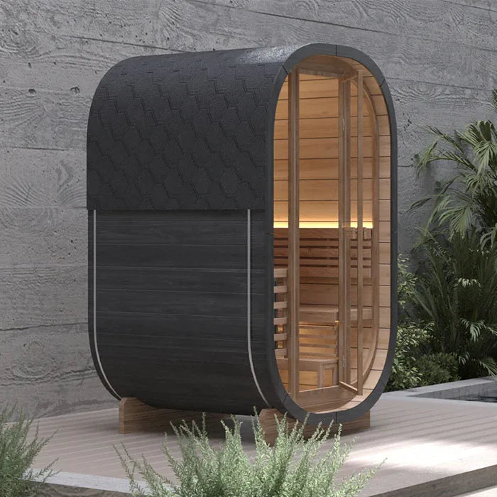 Solid Wood Traditional Steam Saunas Outdoor