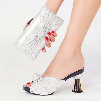 shoes for women 2025 Sexy slippers  High heels Nigeria Africa  Suitable for Party  wedding Birthday Wearing slipper