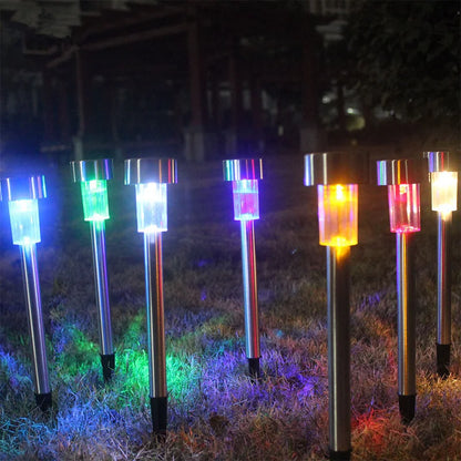 Solar Outdoor Lights Garden Lamp Solar Powered Waterproof Landscape Path Outdoor for Yard Backyard Lawn Patio Decorative