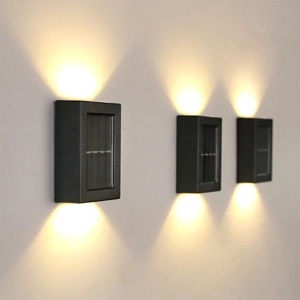 Solar Porch Light Outdoor Path Lamp Waterproof Fence Sconce Lamp Garden Villa Courtyard Park Lighting Ornament Light outdoor New