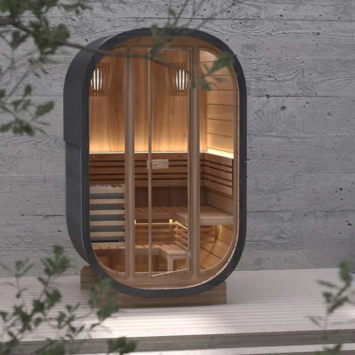 Solid Wood Traditional Steam Saunas Outdoor
