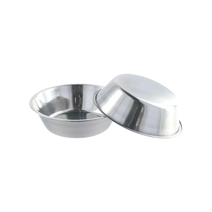 Pet Supplies Large Capacity Dog Bowl Non-rust Stainless Steel Cat Water Feeder Bowls Silver Pet Food Container Kitten