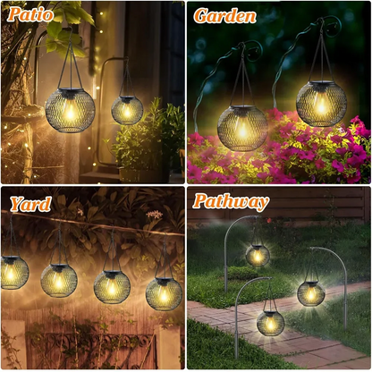 Solar Lantern Outdoor Ortiny Upgraded Solar Lights for Outside Decorative Outdoor Hanging Lights Waterproof Solar Lanterns new