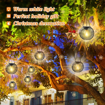 Solar Lantern Outdoor Ortiny Upgraded Solar Lights for Outside Decorative Outdoor Hanging Lights Waterproof Solar Lanterns new