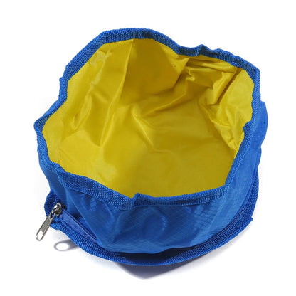 Portable Pet Water Food Feeder Bowl convenient Collapsible Feeding Water For Dog Puppy Cat Outdoor Folding Bowl Pet Supplies
