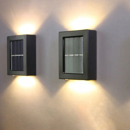 Solar Porch Light Outdoor Path Lamp Waterproof Fence Sconce Lamp Garden Villa Courtyard Park Lighting Ornament Light outdoor New